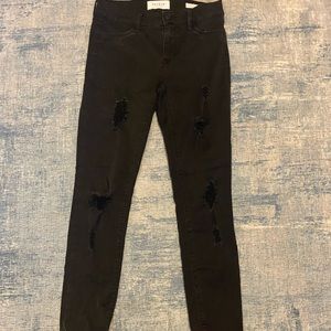 Pacsun black ripped skinny jeans